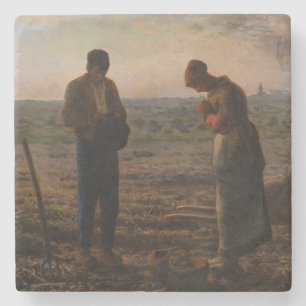 Jean-Francois Millet - The Angelus Stone Coaster