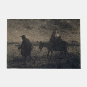 Jean-Francois Millet - The Flight Into Egypt Doormat