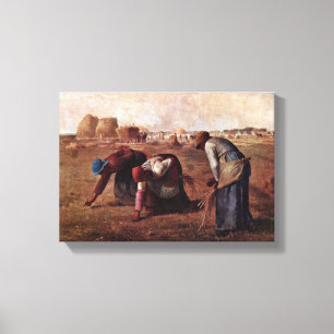 Jean-Francois Millet - The Gleaners Canvas Print
