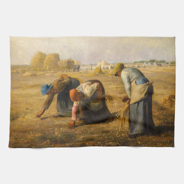 Jean-Francois Millet - The Gleaners Kitchen Towel (Horizontal)