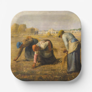 Jean-Francois Millet - The Gleaners Paper Plate