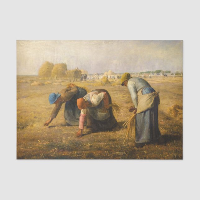 Jean-Francois Millet - The Gleaners Tissue Paper (Front)