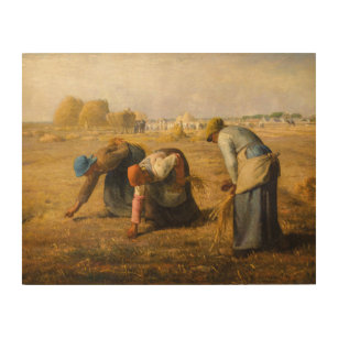 Jean-Francois Millet - The Gleaners Wood Wall Art