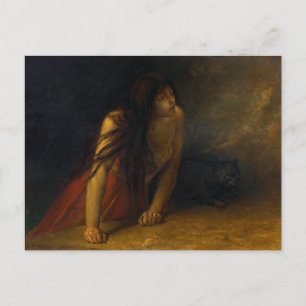 Jean-Francois Portaels The Witch Art Postcard