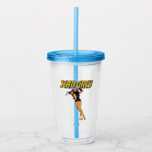 Jean Grey Character Pose Acrylic Tumbler