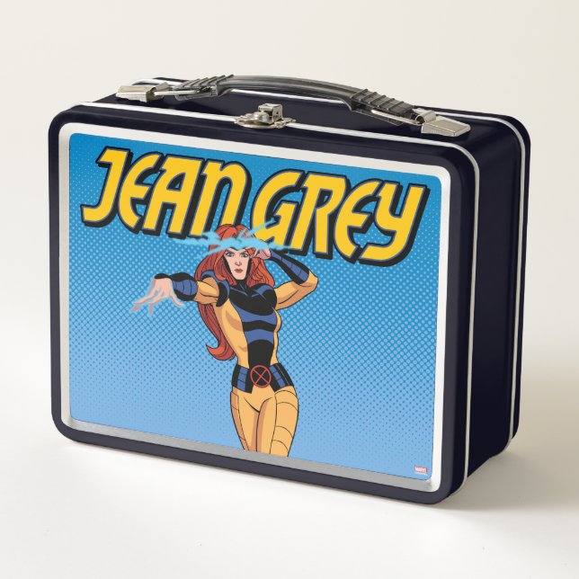 Jean Grey Character Pose Metal Lunch Box (Front)