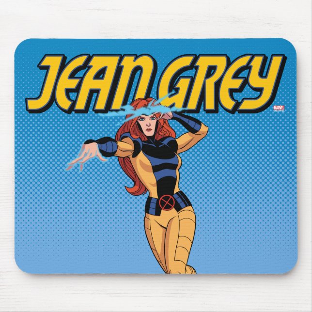 Jean Grey Character Pose Mouse Pad (Front)