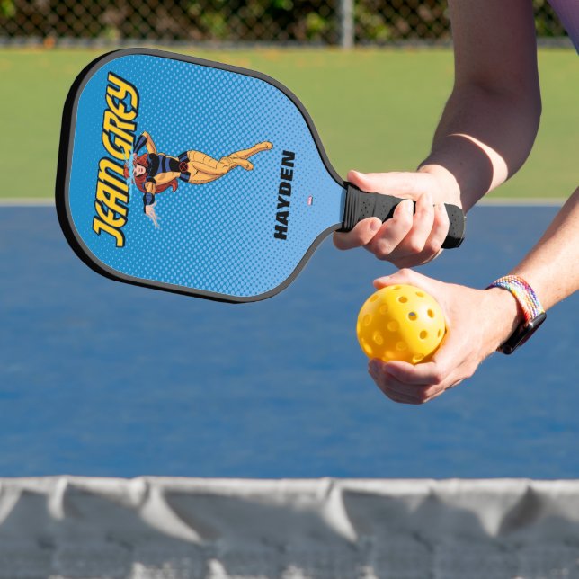 Jean Grey Character Pose Pickleball Paddle (Insitu)