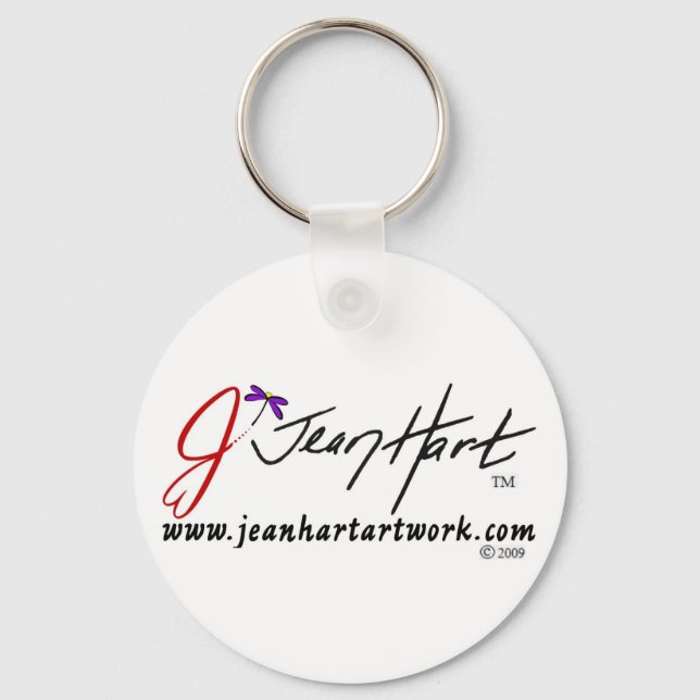Jean Hart Artwork logo Keychain (Front)