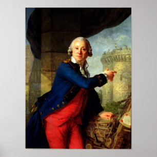 Jean-Henri Chevalier de Latude, 1789 Poster
