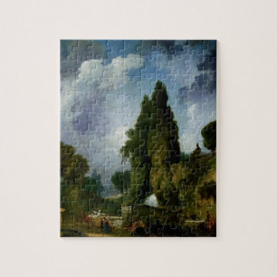 Jean-Honore Fragonard- Blind man's buff Jigsaw Puzzle