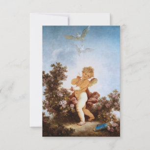 Jean-Honore Fragonard - Love The Sentinel 1790 Card