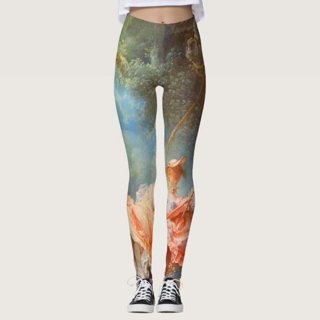 Jean Honore Fragonard The Swing Leggings (Front)