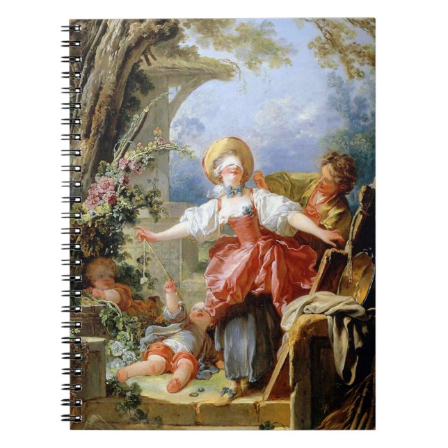 Jean-Honoré Fragonard's Blind Man's Bluff Game Notebook (Front)