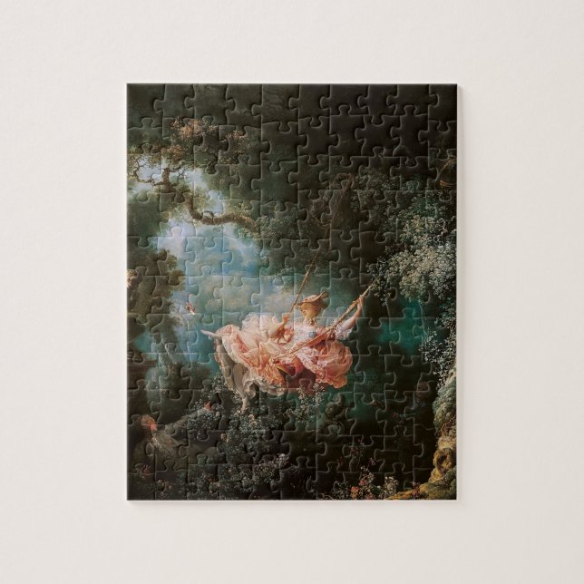 Jean-Honoré Fragonard's The Swing Jigsaw Puzzle (Vertical)