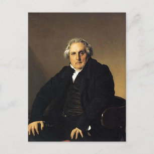 Jean Ingres- Portrait of French journalist Postcard