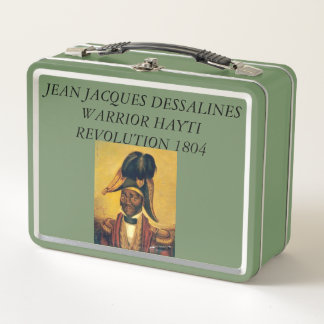 JEAN JACQUES DESSALINES WARRIOR 1804 METAL LUNCH BOX