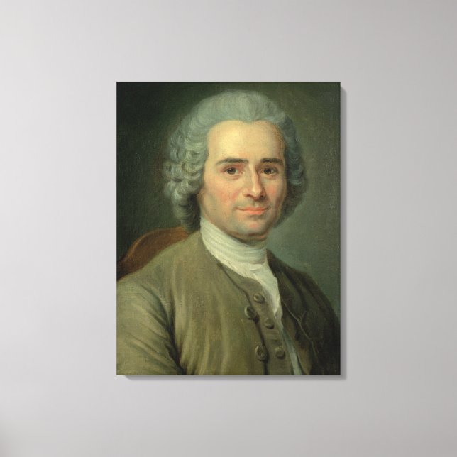 Jean-Jacques Rousseau Canvas Print (Front)