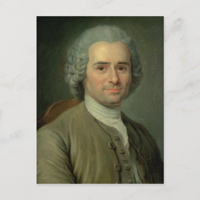 Jean-Jacques Rousseau Postcard (Front)