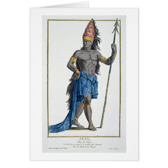 Jean, King of the Congo, engraved by Pierre Duflos (Front)