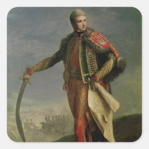 Jean Lannes  Duke of Montebello Square Sticker