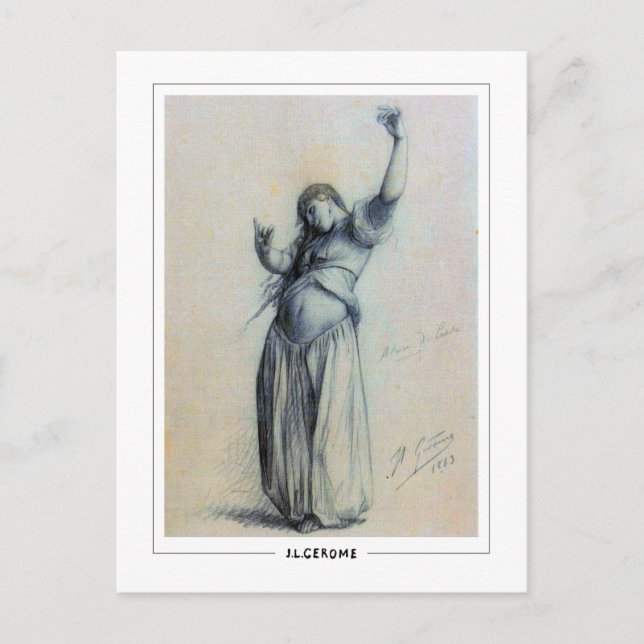 Jean-Léon Gérôme #115 - Fine Art Postcard (Front)