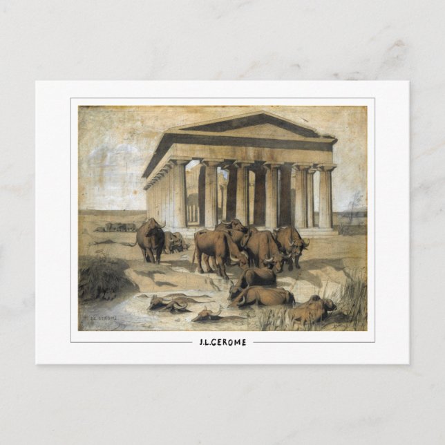 Jean-Léon Gérôme #276 - Fine Art Postcard (Front)