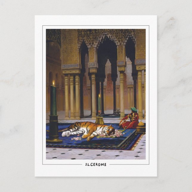 Jean-Léon Gérôme #28 - Fine Art Postcard (Front)