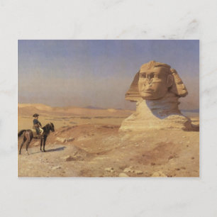 Jean-Leon Gerome- Bonaparte Before the Sphinx Postcard