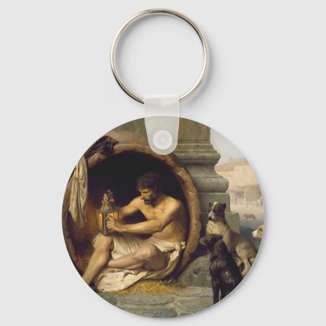 Jean-Leon Gerome- Diogenes Keychain (Front)