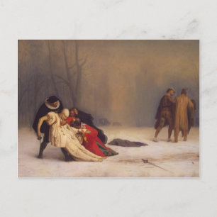 Jean-Leon Gerome- The Duel after the Masquerade Postcard