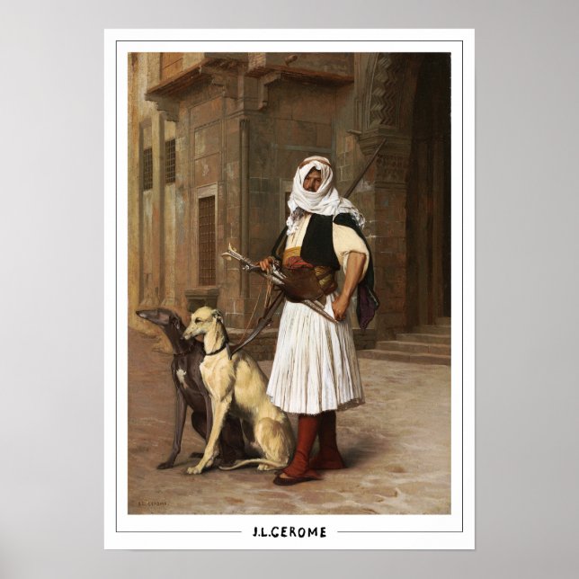 Jean-Léon Gérôme Zedign Art Poster #132 (Front)