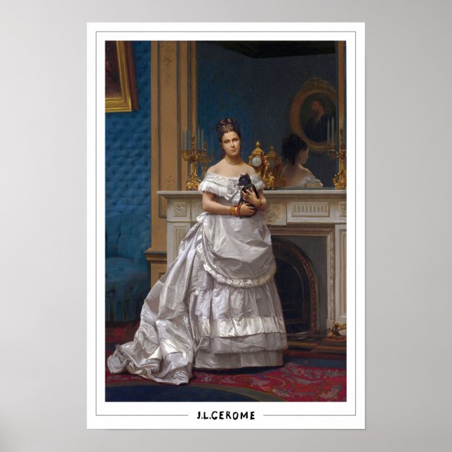 Jean-Léon Gérôme Zedign Art Poster #223 (Front)