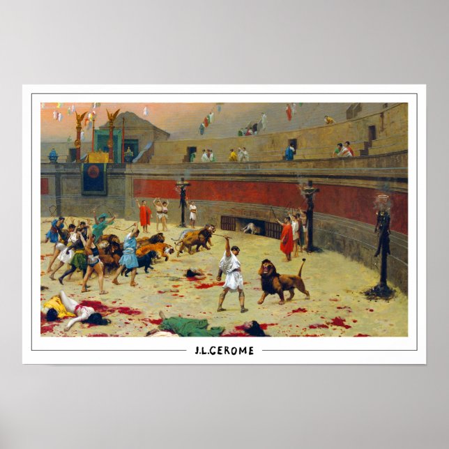 Jean-Léon Gérôme Zedign Art Poster #250 (Front)