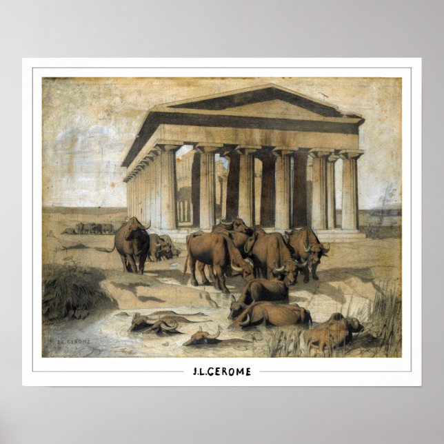 Jean-Léon Gérôme Zedign Art Poster #276 (Front)