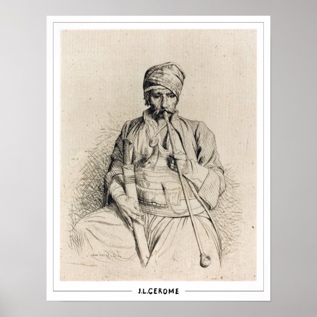 Jean-Léon Gérôme Zedign Art Poster #345 (Front)