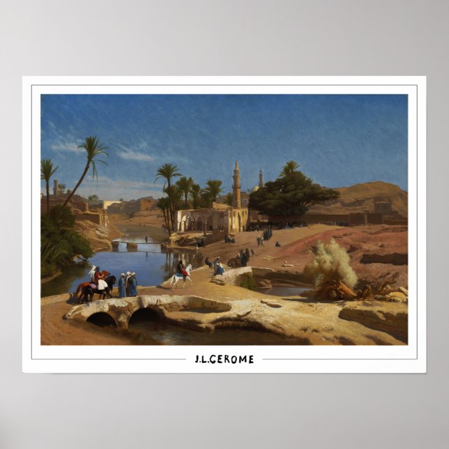 Jean-Léon Gérôme Zedign Art Poster #79 (Front)