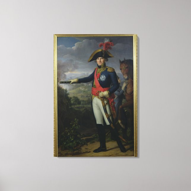 Jean Mathieu Philibert Serurier  Comte d'Empire Canvas Print (Front)