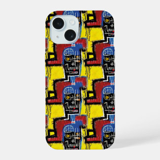 Jean-Michel Basquiat Inspired 7 iPhone 15 Case