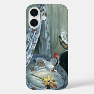 Jean Monet in His Cradle by Claude Monet iPhone 16 Case