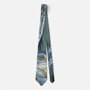 Jean Monet in His Cradle by Claude Monet Tie