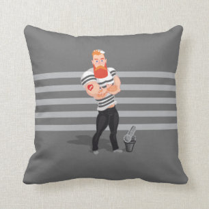 jean paul to gaultier throw pillow