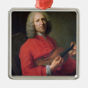 Jean-Philippe Rameau with a Violin Metal Ornament