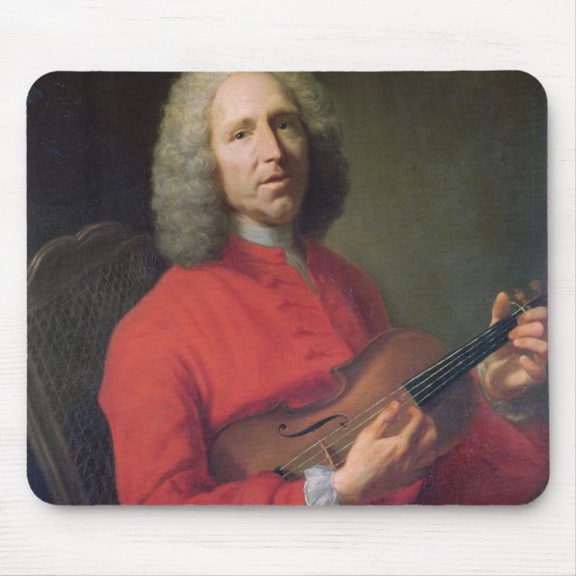 Jean-Philippe Rameau  with a Violin Mouse Pad (Front)