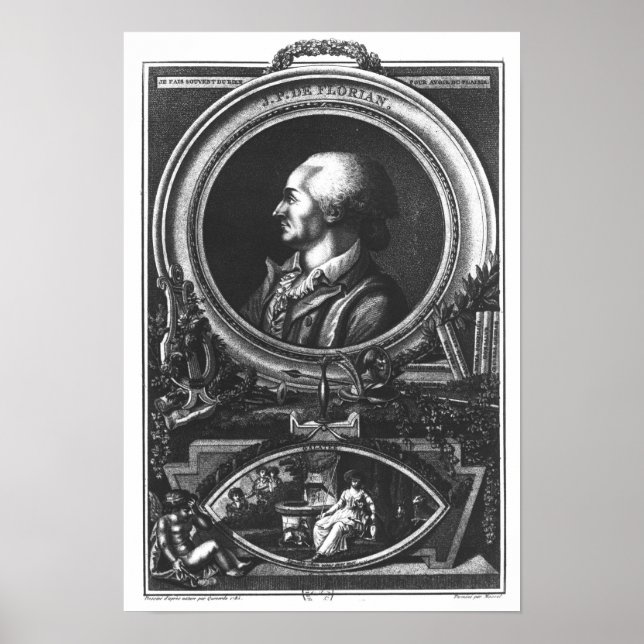 Jean-Pierre Claris de Florian Poster (Front)