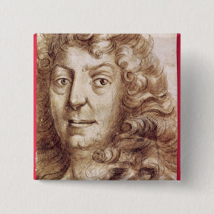 Jean Racine 2 Inch Square Button