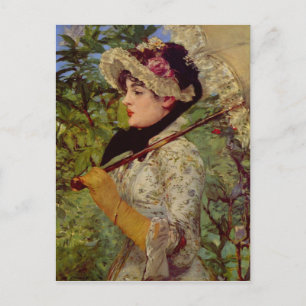 Jeanne by Edouard Manet Postcard
