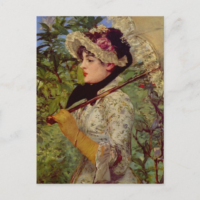 Jeanne by Edouard Manet Postcard (Front)
