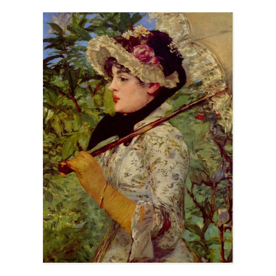 Jeanne by Edouard Manet Postcard