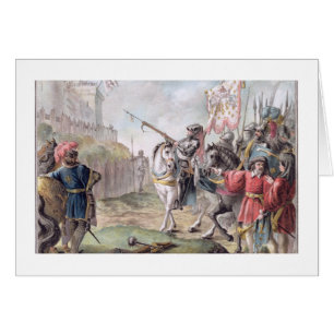 Jeanne d'Arc (1412-31) commande l'anglais pour
